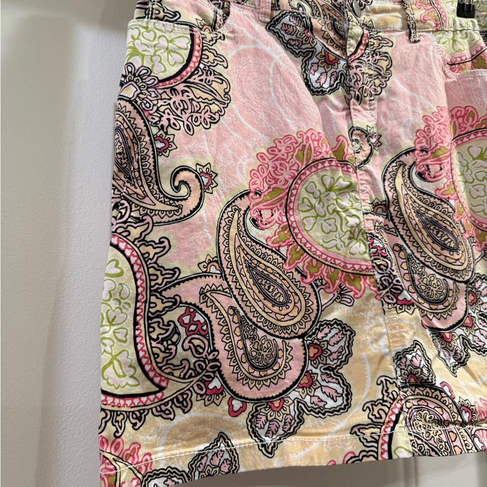 Croft & Barrow Paisley Women's Skort Size 8 - Picture 2 of 12